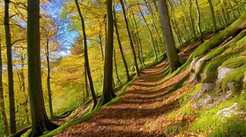 Naturaleza vibrante y tranquila en el bosque