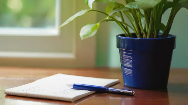 Calculadora moderna en escritorio iluminado