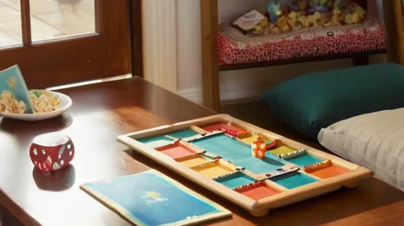 Mesa de juegos en un ambiente acogedor
