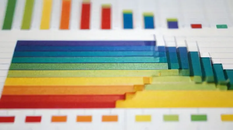 Gráficos vibrantes y educativos en armonía visual