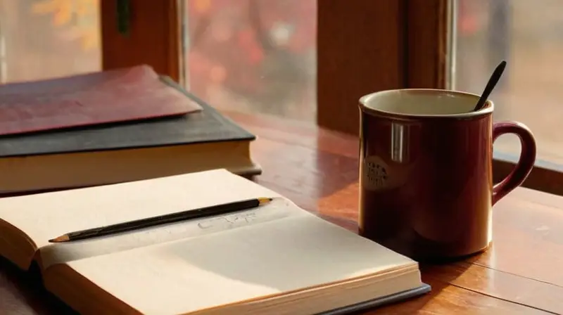 Mesa de madera con materiales para crear